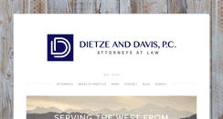 Desktop Screenshot of dietzedavis.com